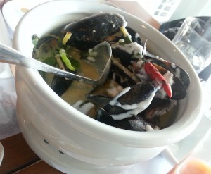 Mussel soup P 290